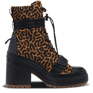 Converse‎ Chuck Taylor Leopard Print GR82 X-Hi Lace up Boots Size 6